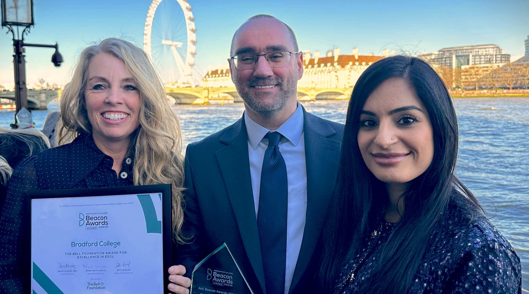 Bradford College Wins Prestigious National Education Award