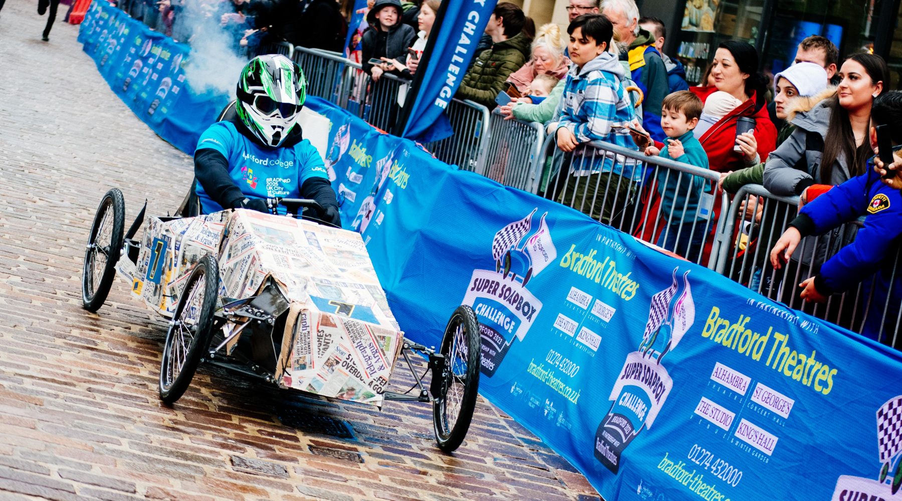 Bradford is getting ready to soapbox!