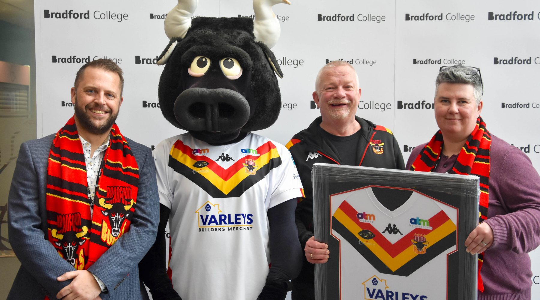 Bradford College Partnership with Bradford Bulls Charges On