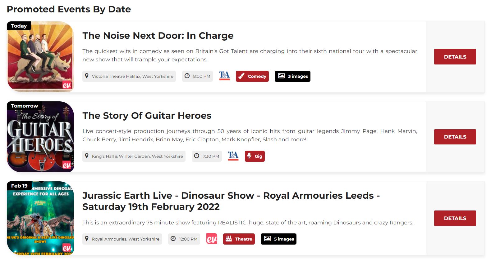 T&A Events platform wants YOUR details