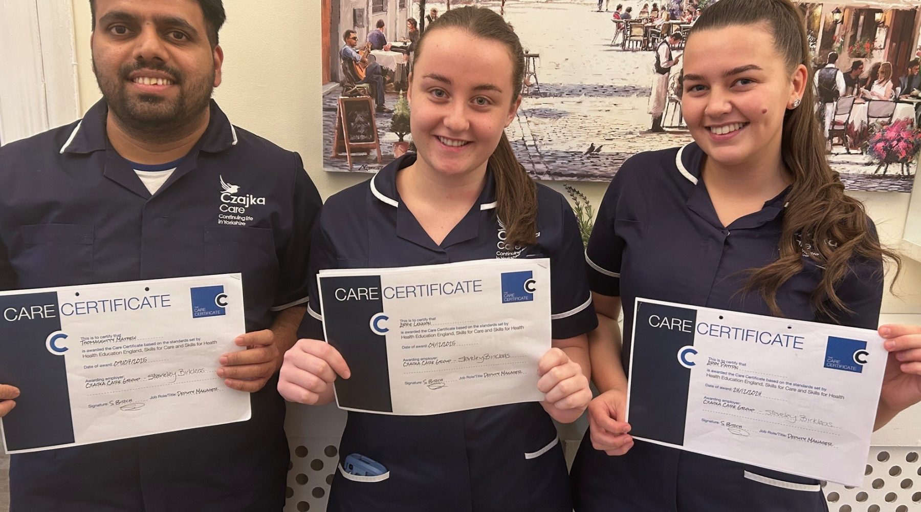 West Yorkshire care team take care to pass…