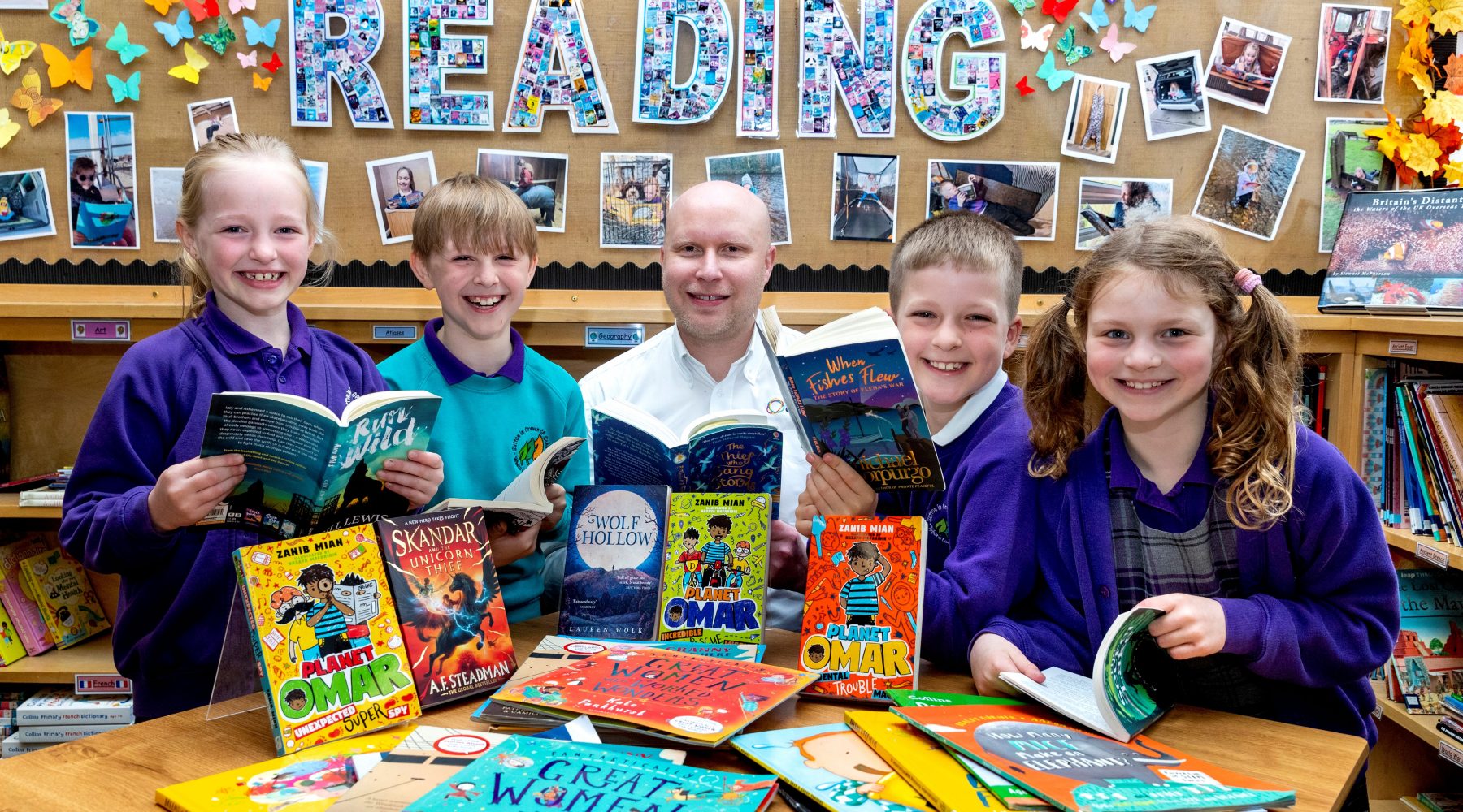 New library books boost school resources