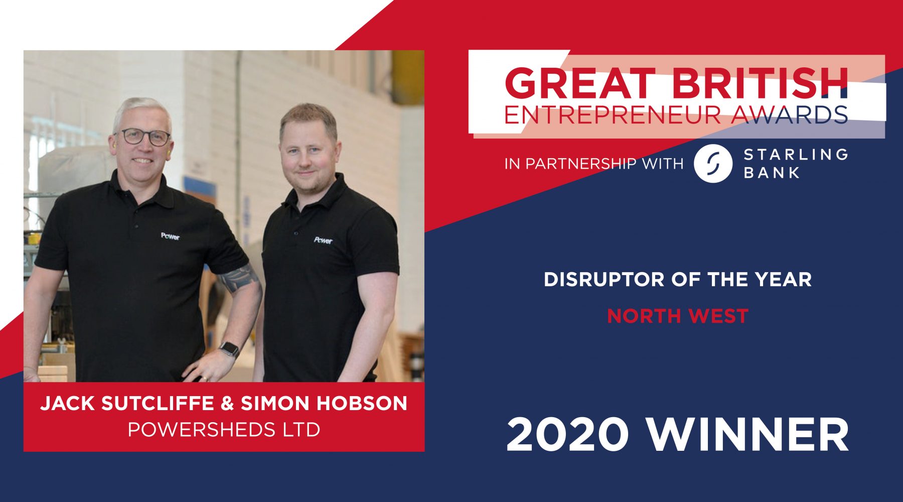 Bradford based Power Sheds founders named Disruptors of&hellip;
