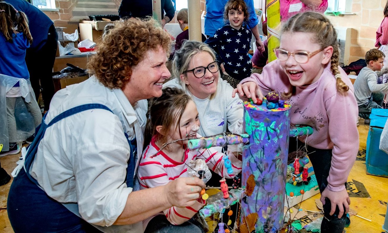Haworth military uniform specialists make school’s Art Week…