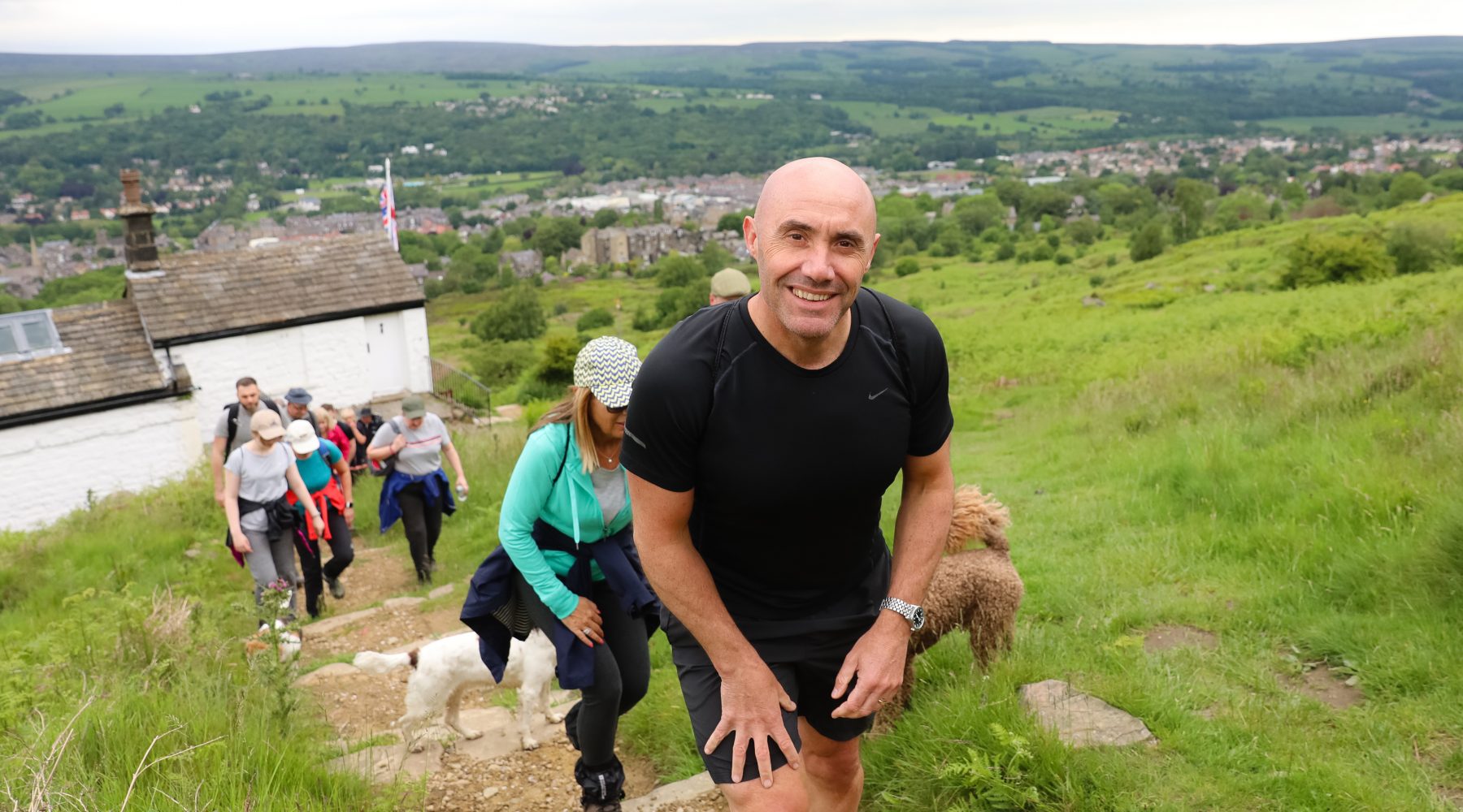 BRADFORD BROKERS MARCH THE MOORS FOR CHARITY