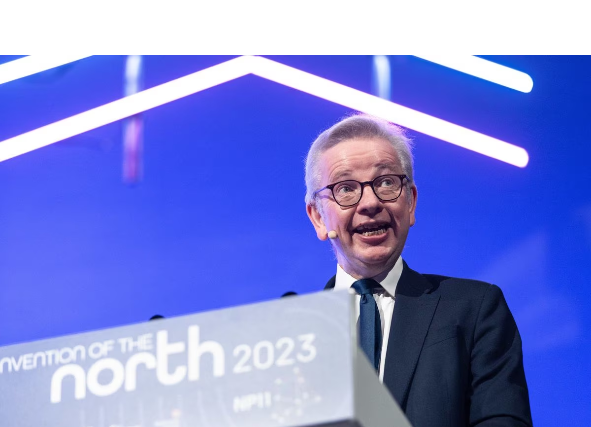 Gove delivers speech at Convention of the North