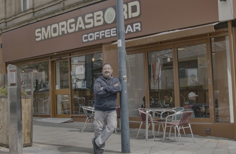 ﻿Bradford coffee shop looks to greener future Bradford Means Business