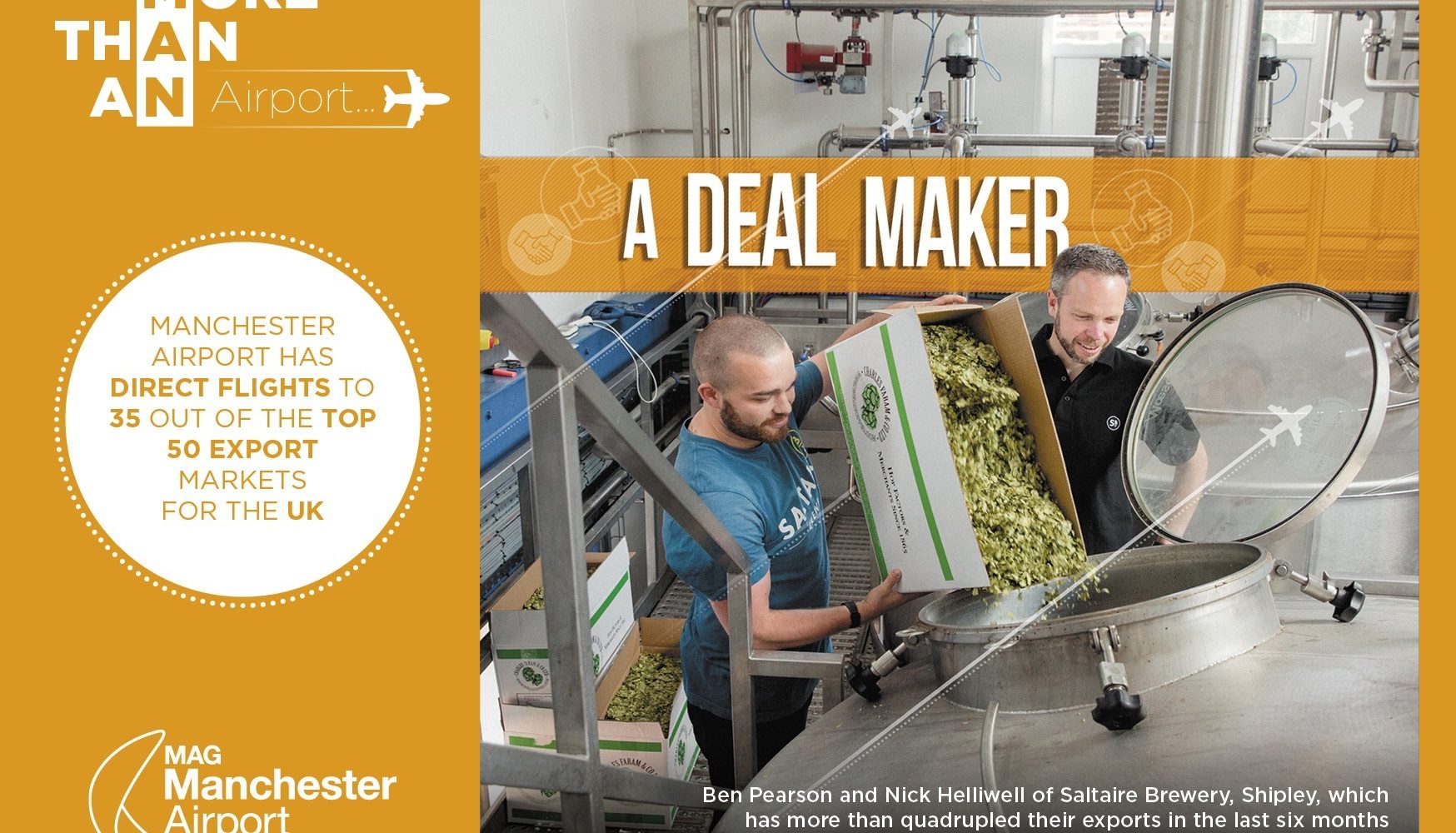 Saltaire Brewery one of businesses to be promoted…
