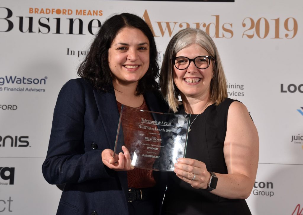 Edward Street Bakery wins customer service award at Bradford Means