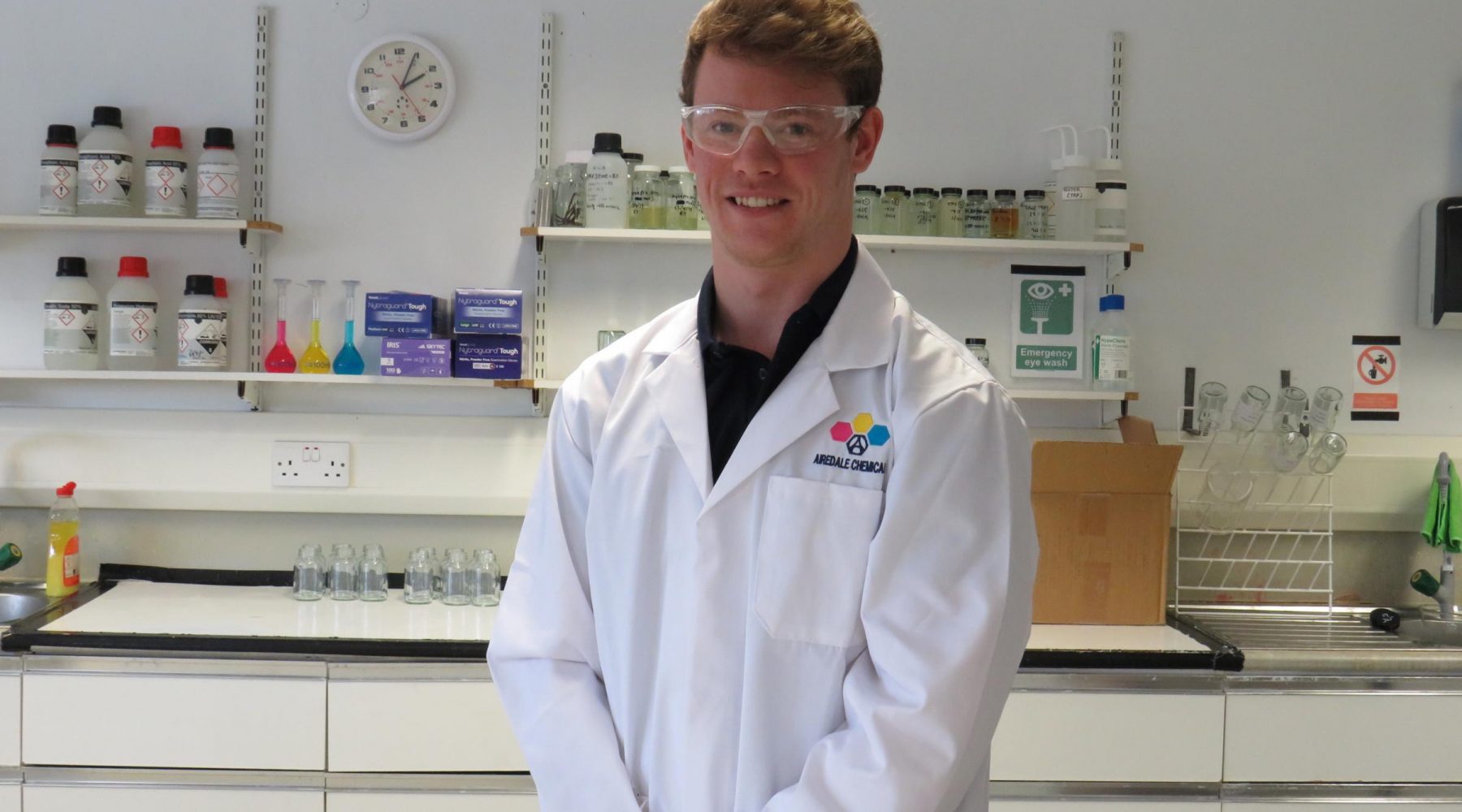 Work experience student returns to chemical firm in…
