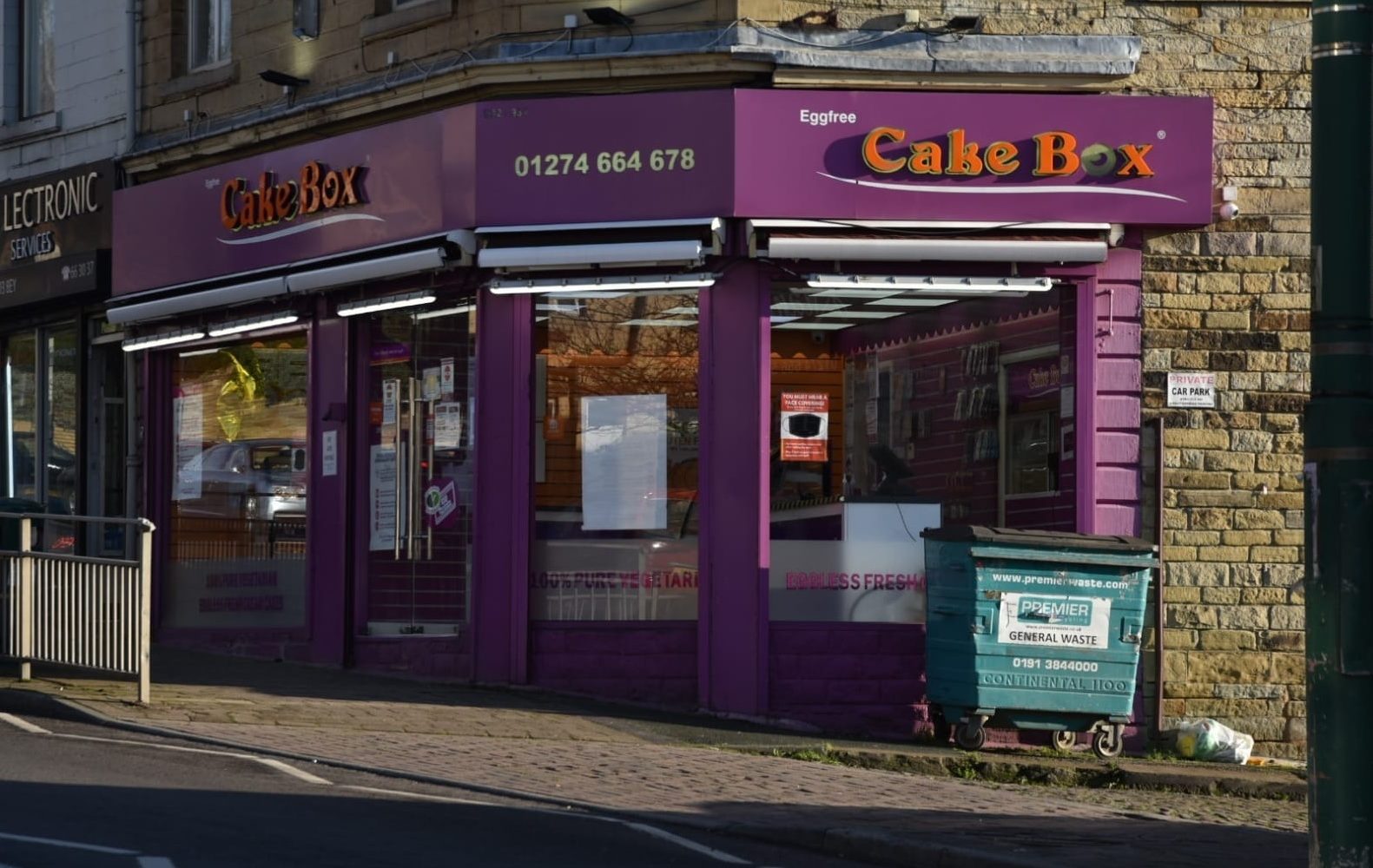 Cake Box, with Bradford shops and production site,…