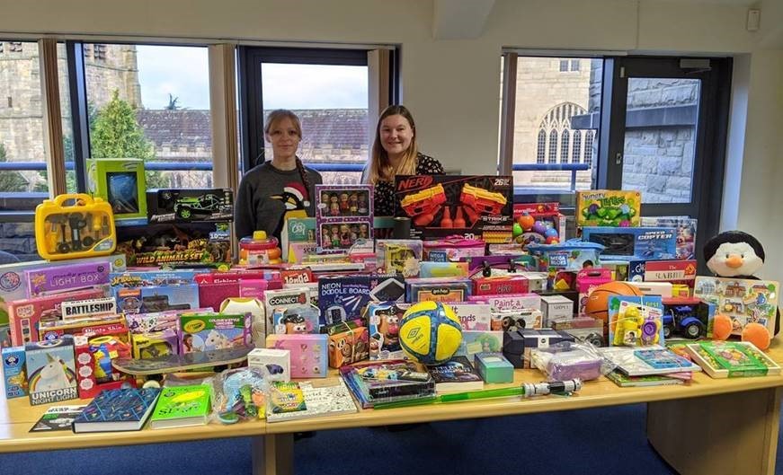 Bradford law firm collects over 100 gifts for…