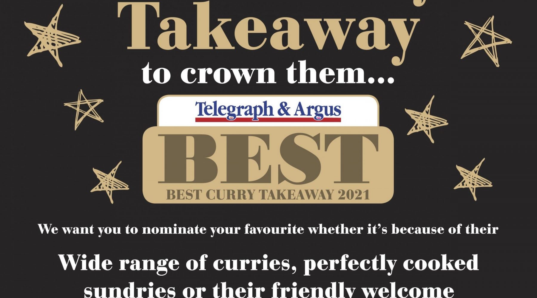 Who has the best curry takeaway in the…