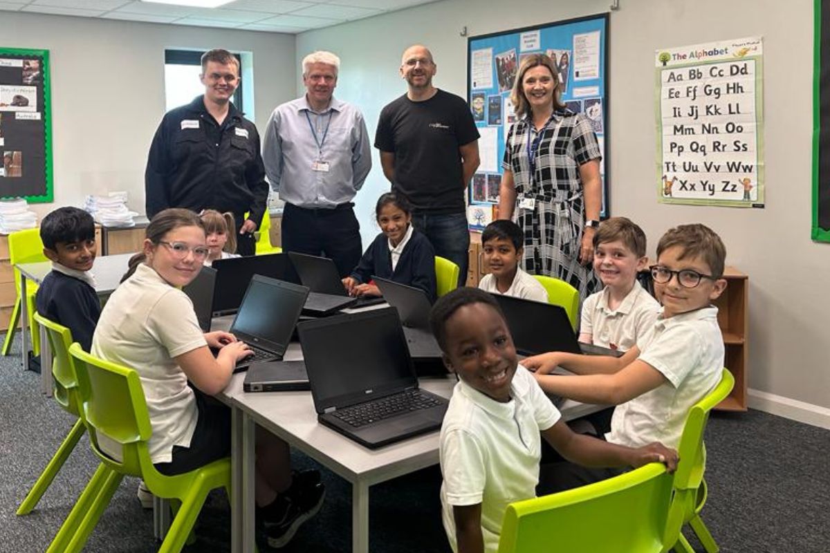 Primary school gifted 45 laptops to end digital&hellip;