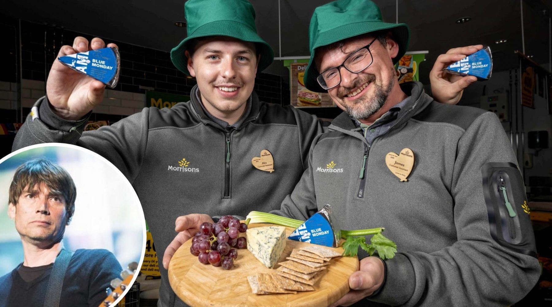 Britpop star launches new ‘Blue Monday’ cheese exclusively…