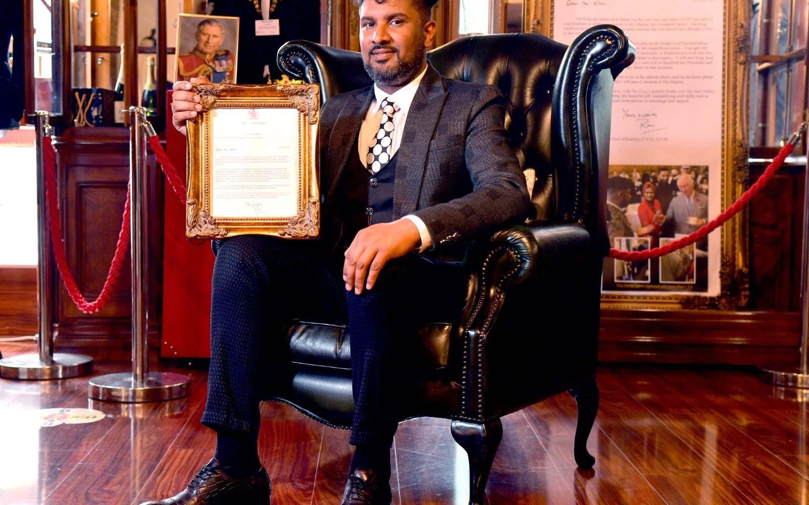 King’s praise for Bradford after receiving ‘wonderful jacket’&hellip;