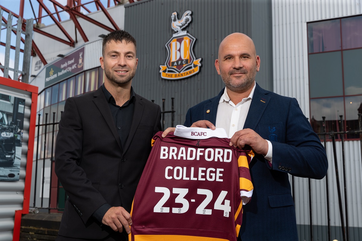Bantams announce further deal with Bradford College