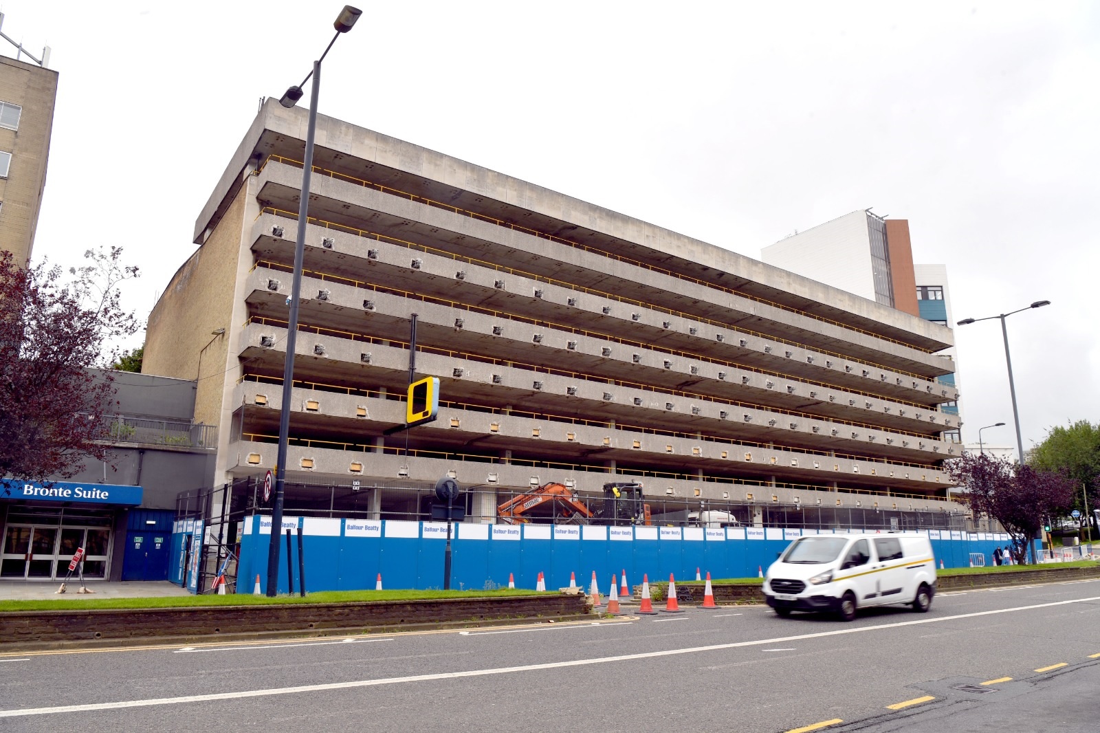 Update given on demolition work of NCP car park in Bradford city centre