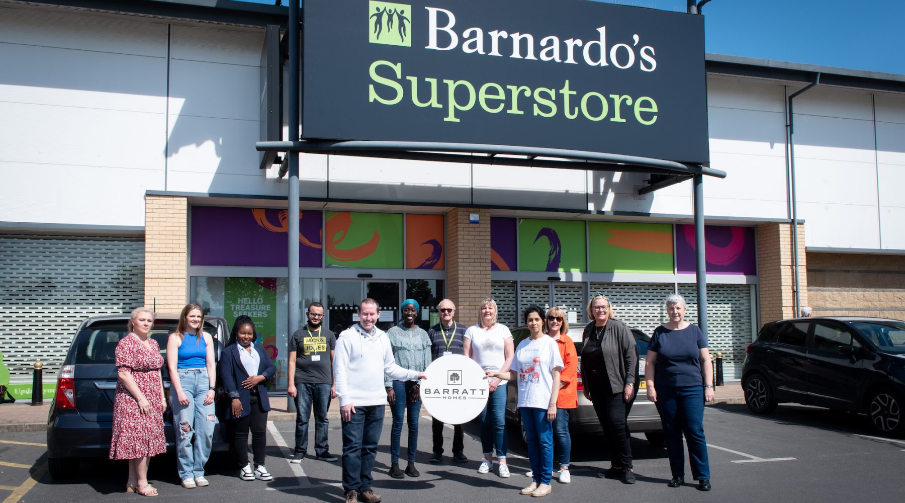 Local Homebuilder support Barnardo’s children’s charity