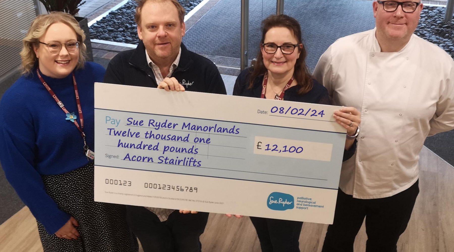 Firm praised for hospice support as latest donation…