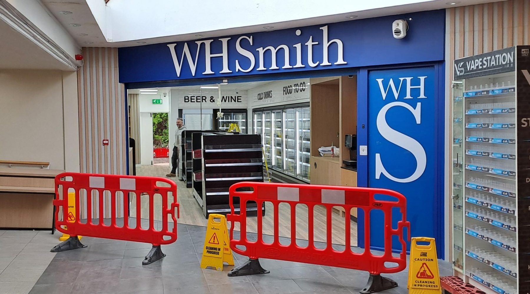 Refurbishment of WH Smith store nears completion