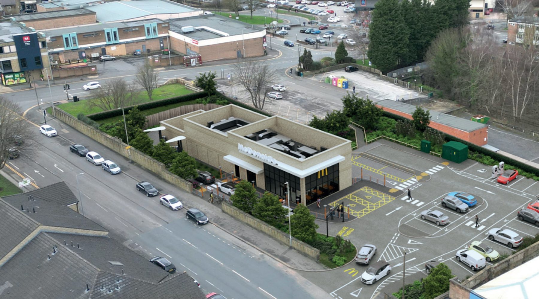 Divisive plan for town centre McDonalds is submitted