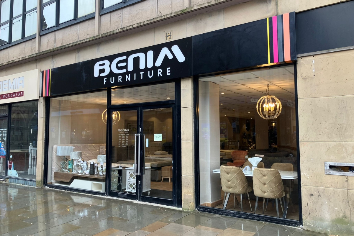 Inside new furniture shop in Bradford as owner…