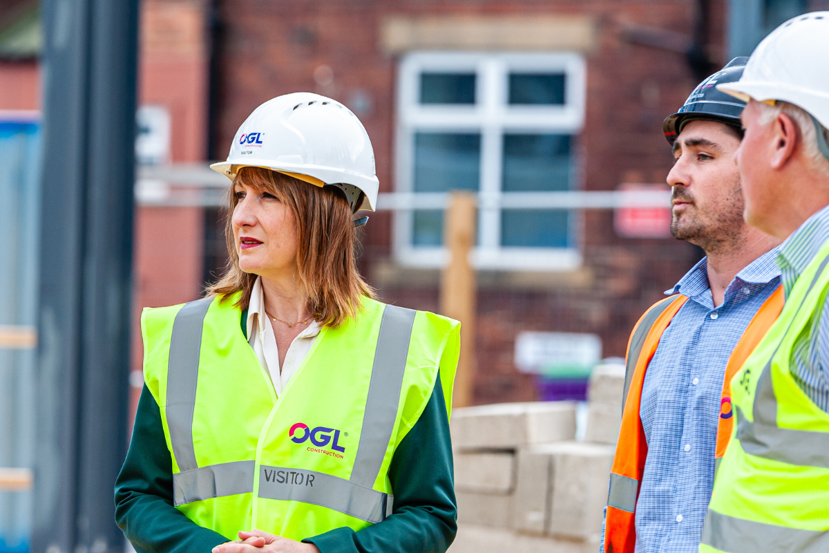 Rachel Reeves in Farsley to see Springfield Mills’…
