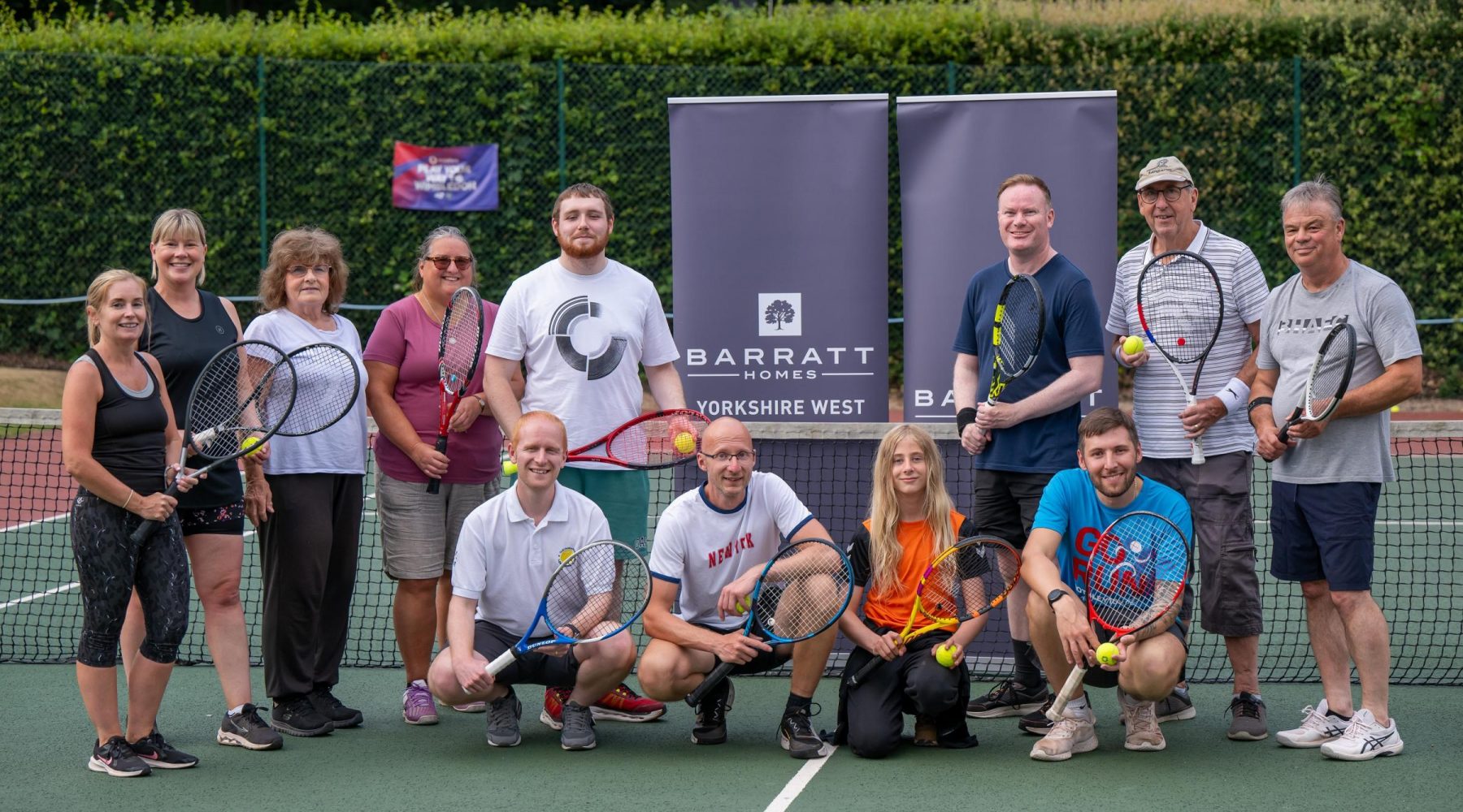 Housebuilder becomes main sponsor for Cleckheaton tennis club