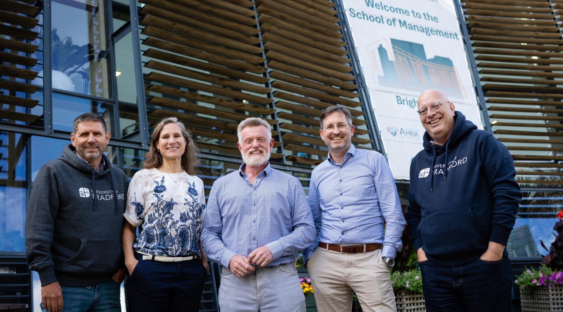 MBA graduates return to Bradford 25 years after…