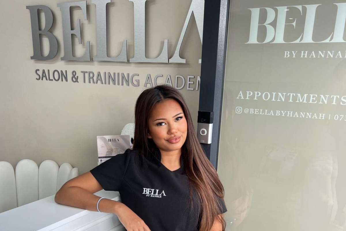 Beauty salon that blossomed all the way from…