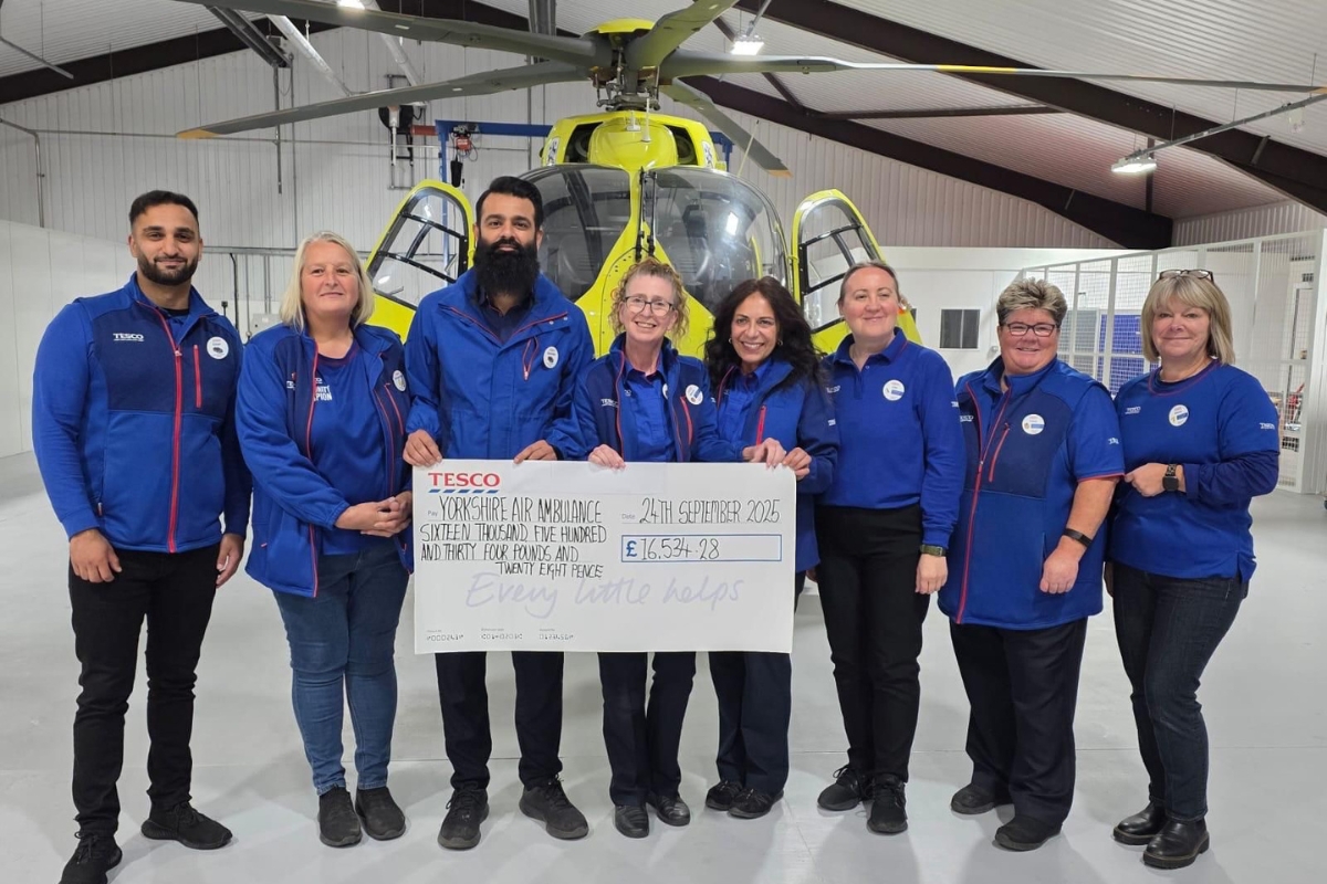 Tesco Great Horton team help raise £16,500 for…