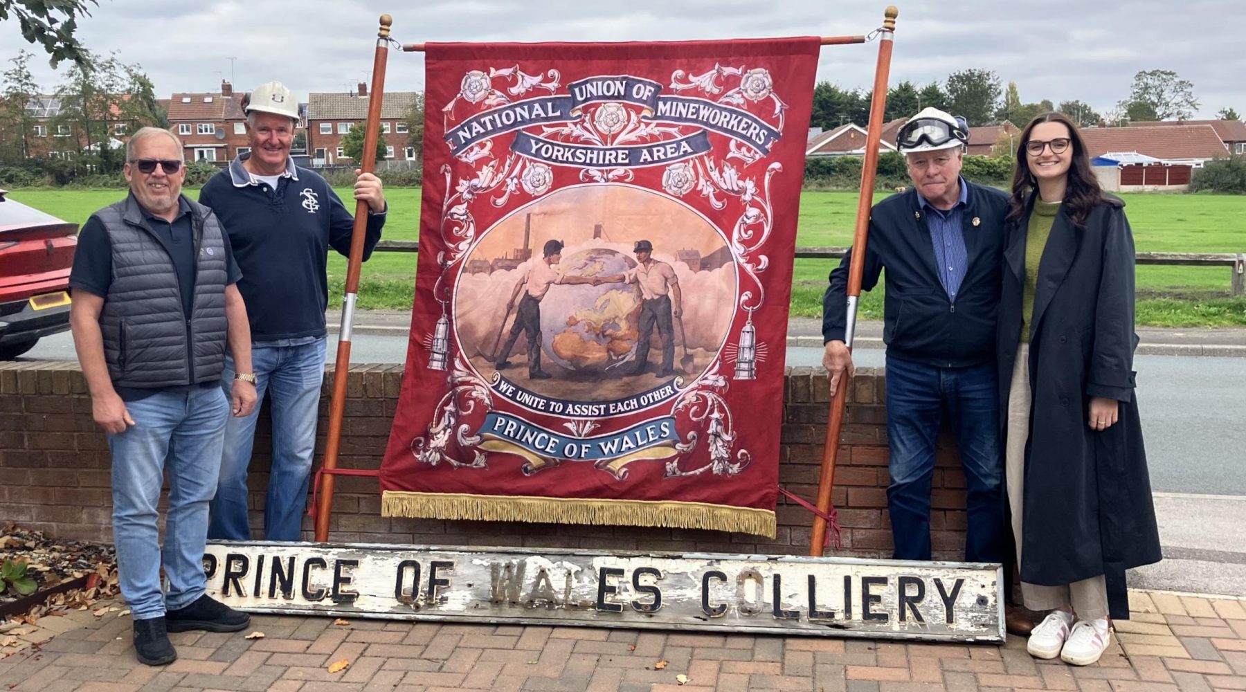 Sign from outside Pontefract colliery signal box finds…