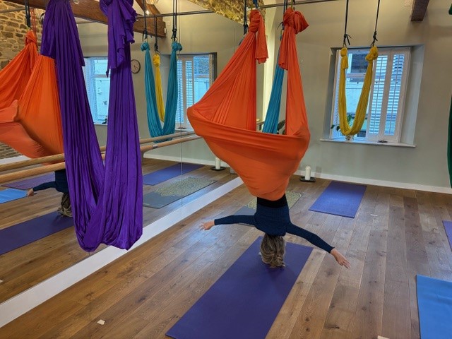 Aerial yoga and relaxing massage at new Polyworks…