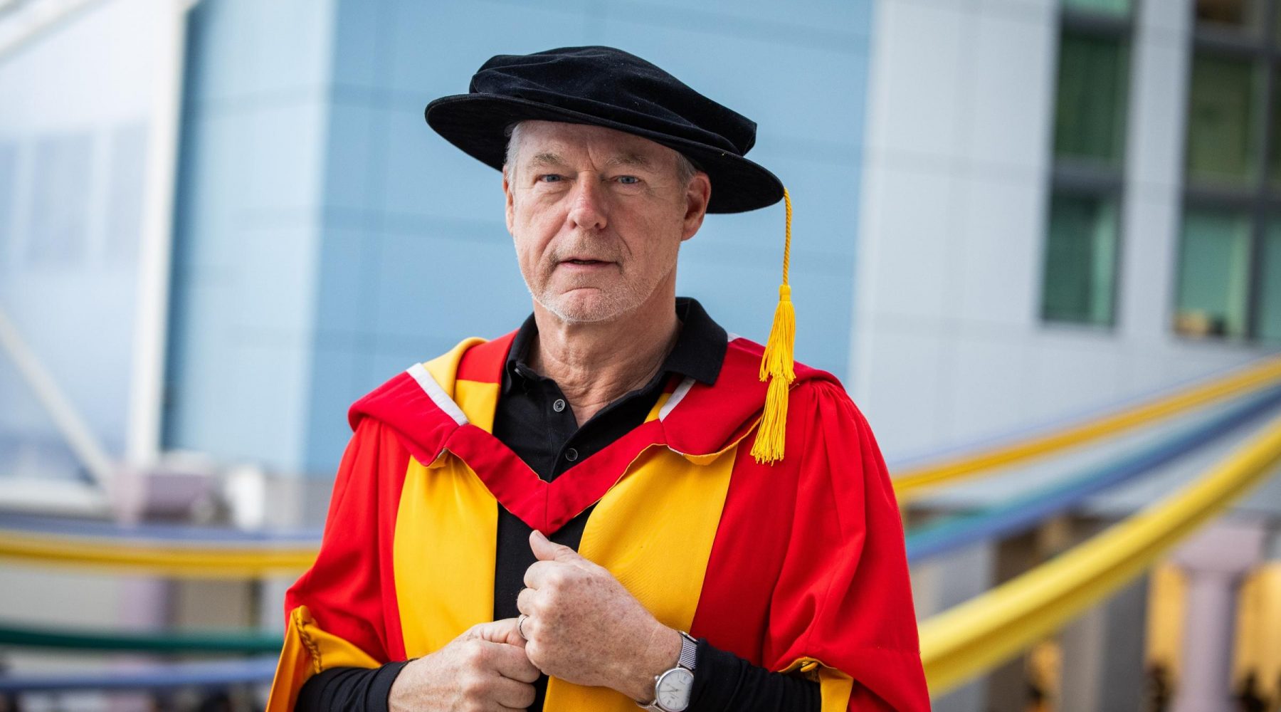 Former retail executive receives honorary doctorate from University…