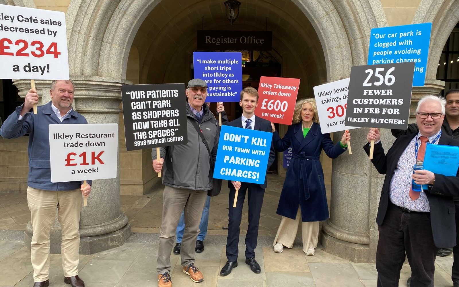 ‘Don’t kill our town with parking charges’: Protesters&hellip;