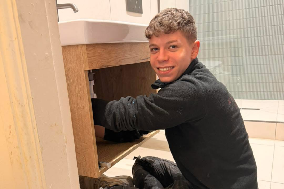 Rising plumbing star set to represent West Yorkshire…