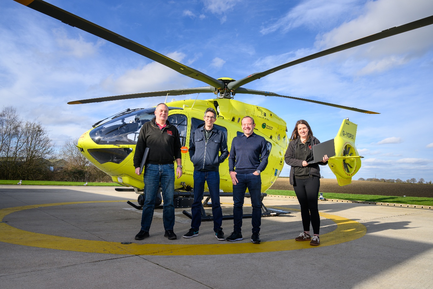 Air ambulance celebrates 20 years of partnership with&hellip;