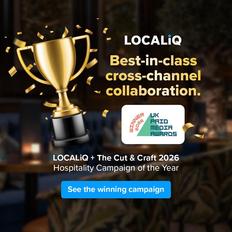 LOCALiQ UK wins national hospitality marketing award for…
