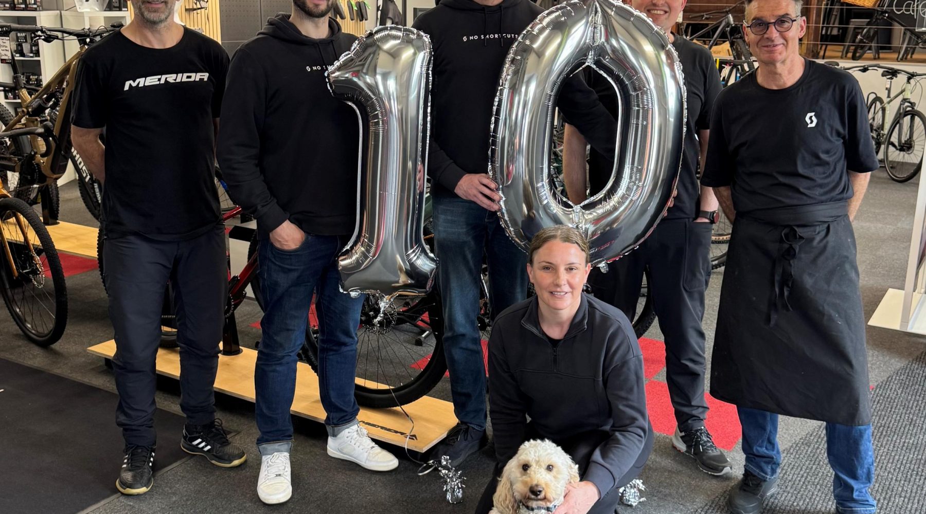 Family-run bike shop and café celebrates 10th birthday