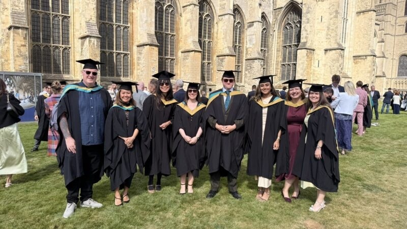 Optician students at Bradford College celebrate national success