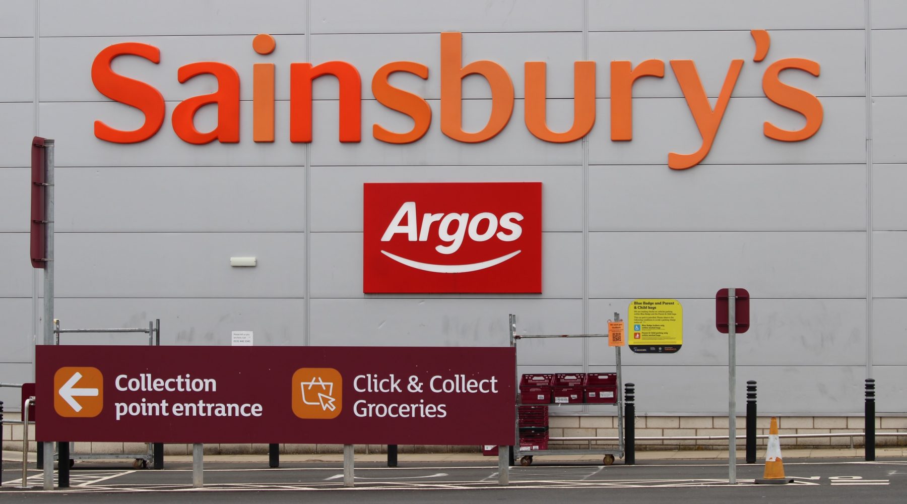 201 Argos stores and 466 outlets in Sainsbury’s…