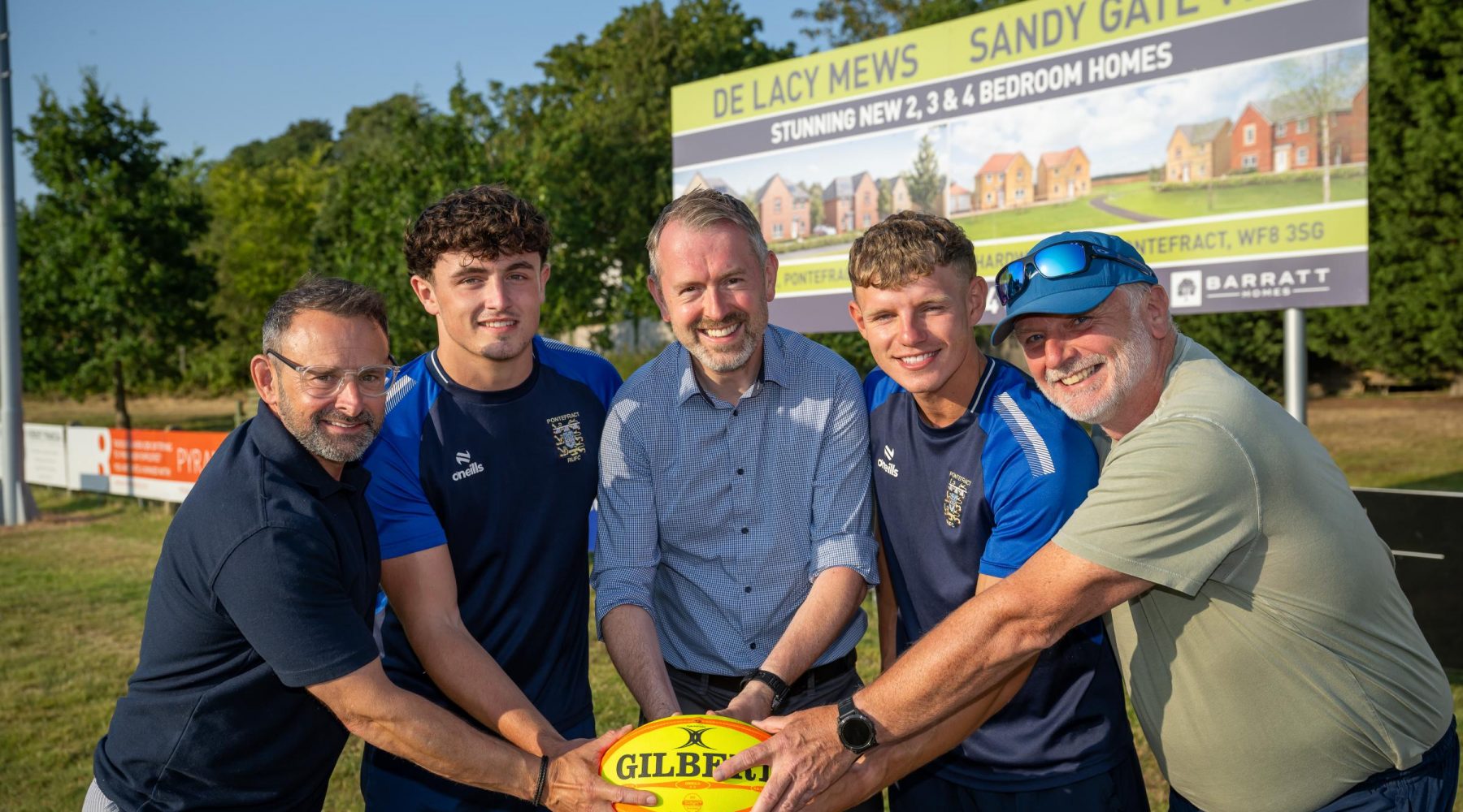 Developer sponsors rugby club to fund new floodlights