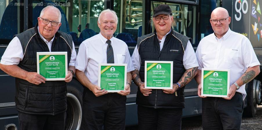 Five West Yorkshire bus drivers earn top honours…