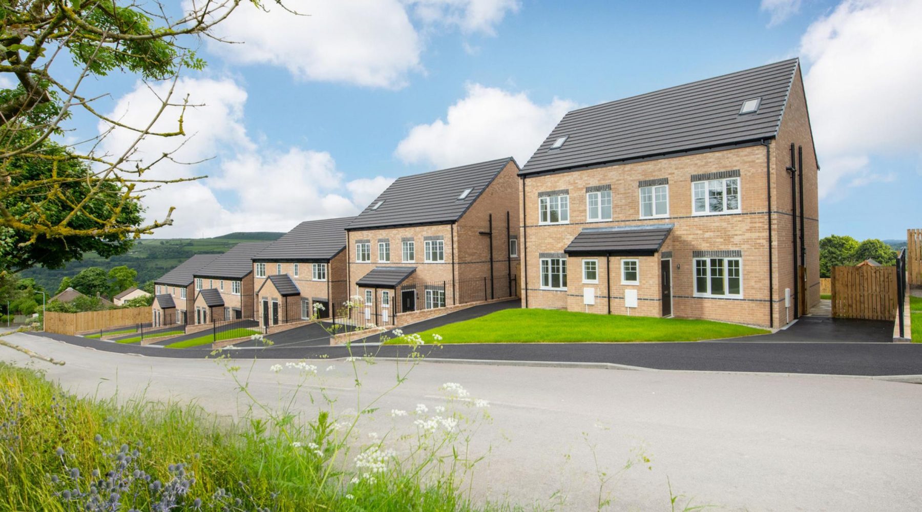 95 per cent of the 124 homes sold…