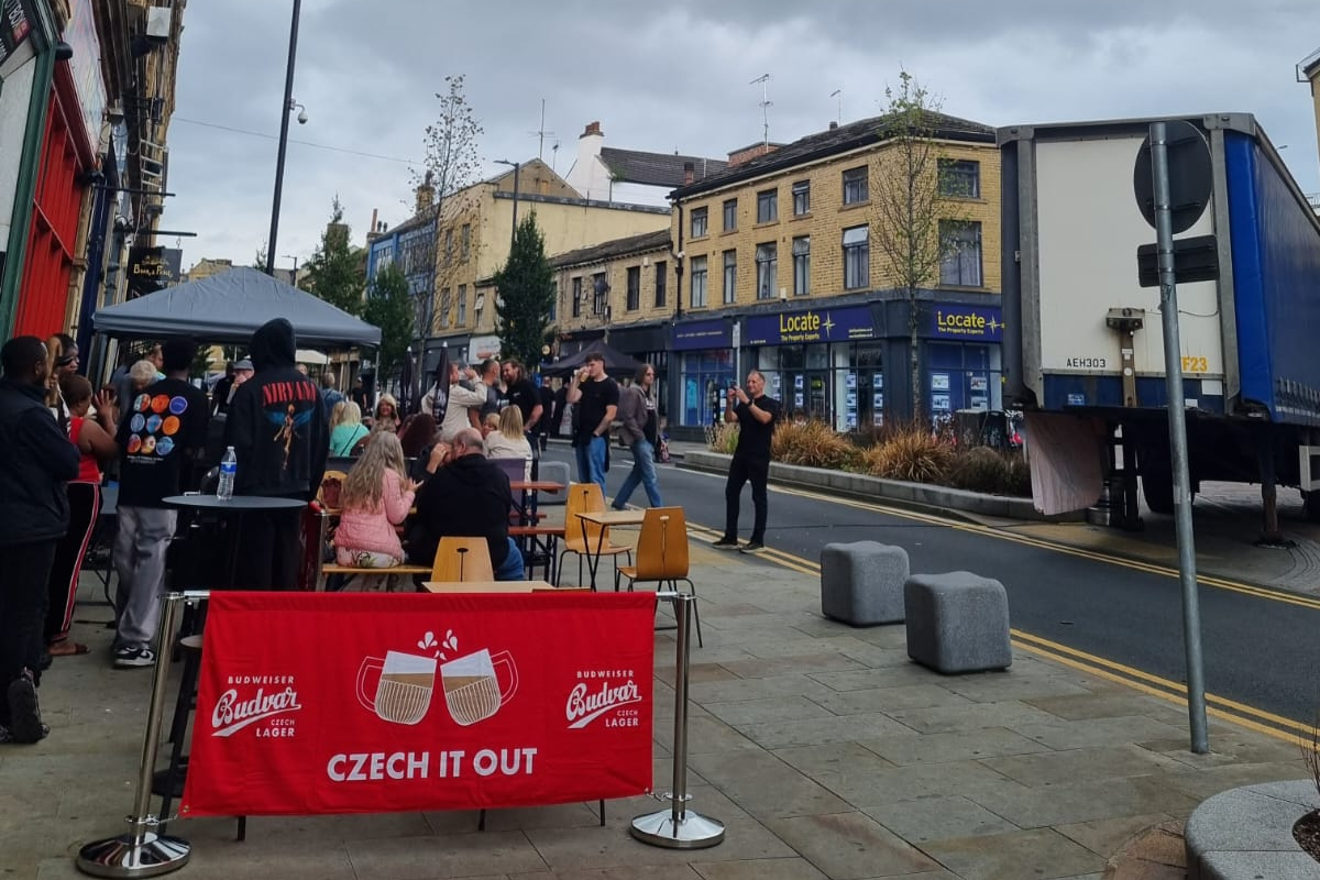 Free street party and live music takes over…
