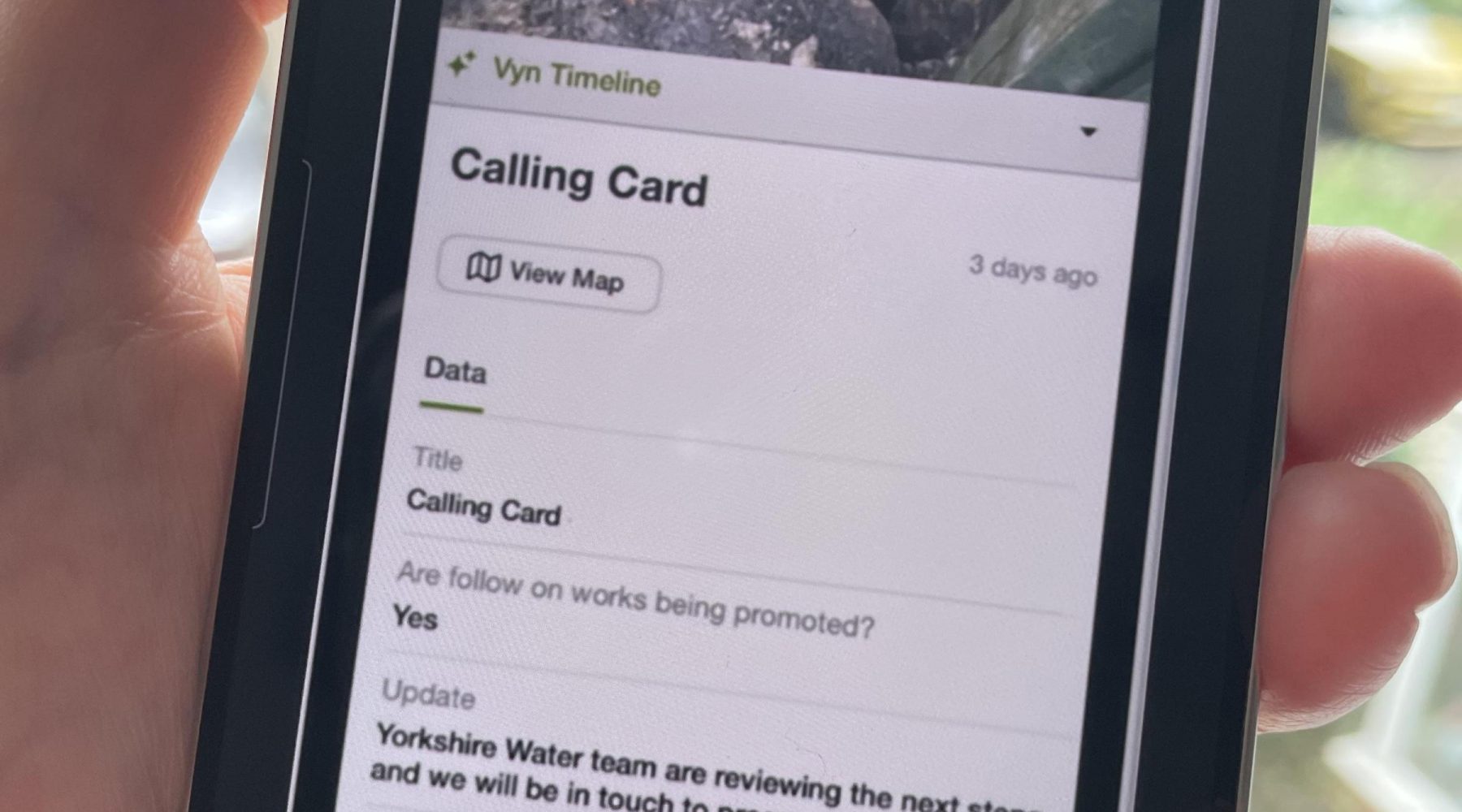 Yorkshire Water launches digital calling cards across region