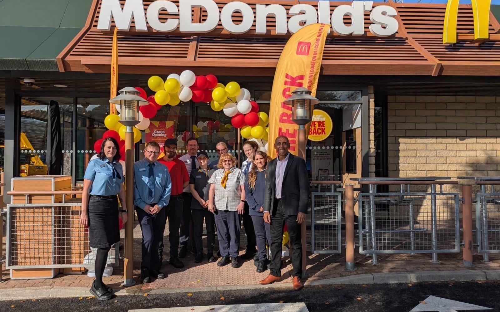 McDonald’s reopens with ‘fresh new feel’ after major&hellip;