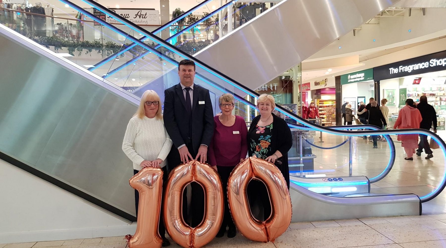Bradford's Kirkgate Shopping Centre team notches up 100…