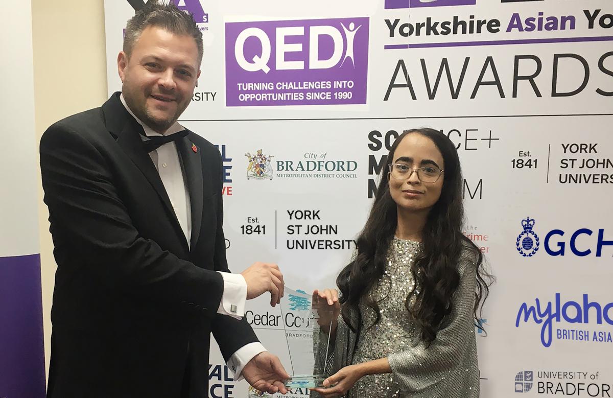Huma Malik from Bradford named Yorkshire Asian Young…